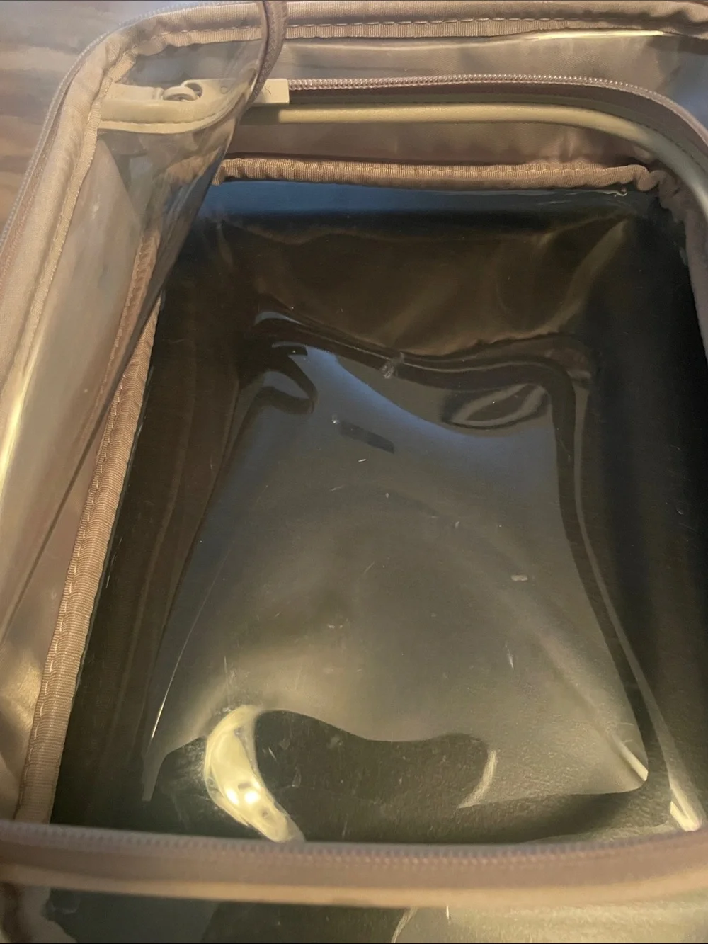 Calpak Large Clear Cosmetic Case